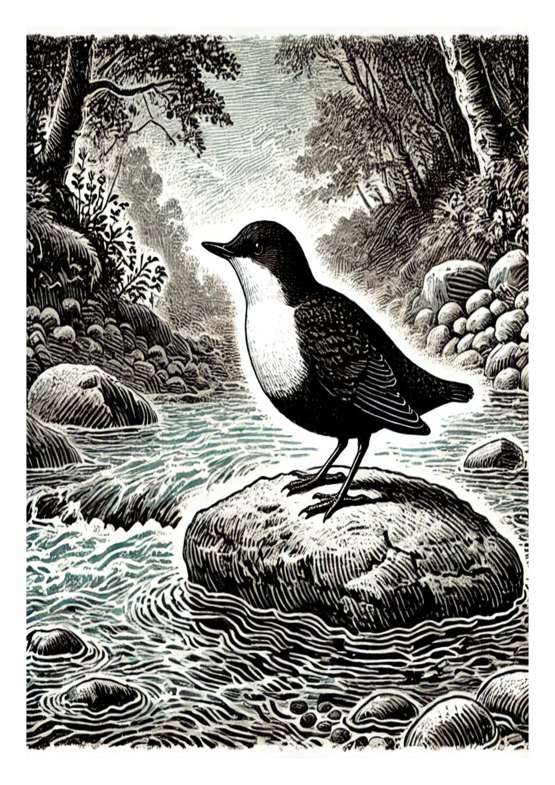 Dipper on Rock