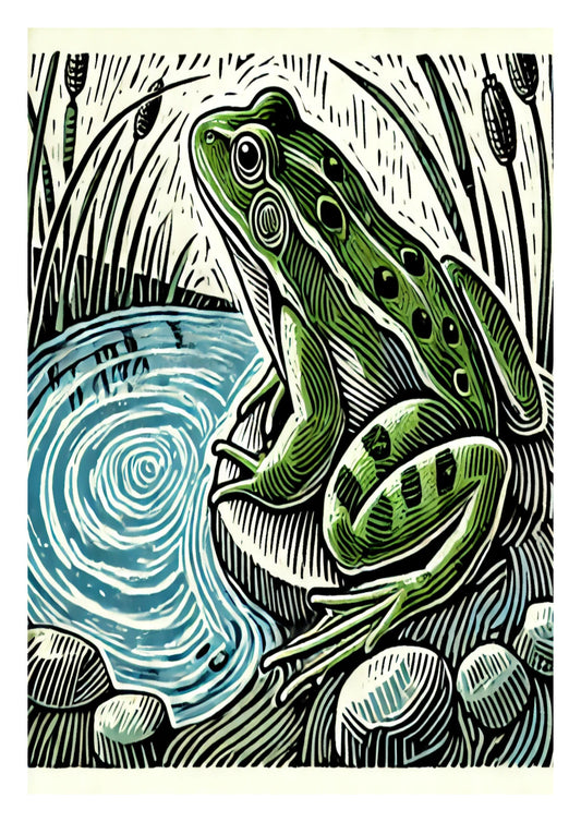 Frog by Pond