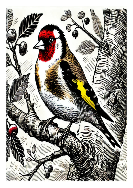 Goldfinch in Tree