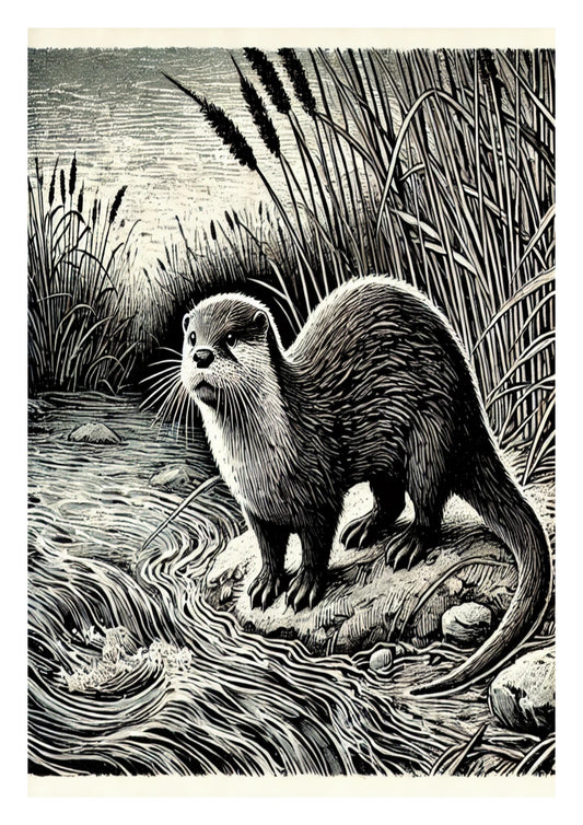 Otter by River