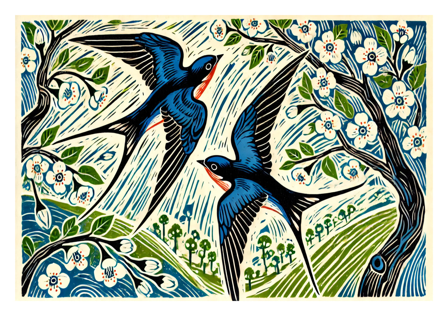 Swallows in Spring