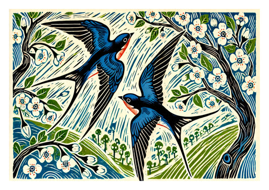 Swallows in Spring